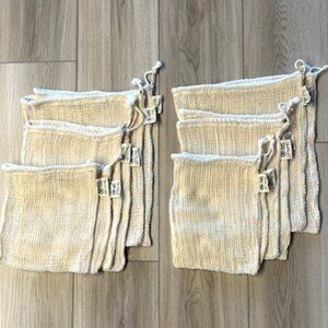 Set of 12 Reusable Produce Bags (L, M, S)